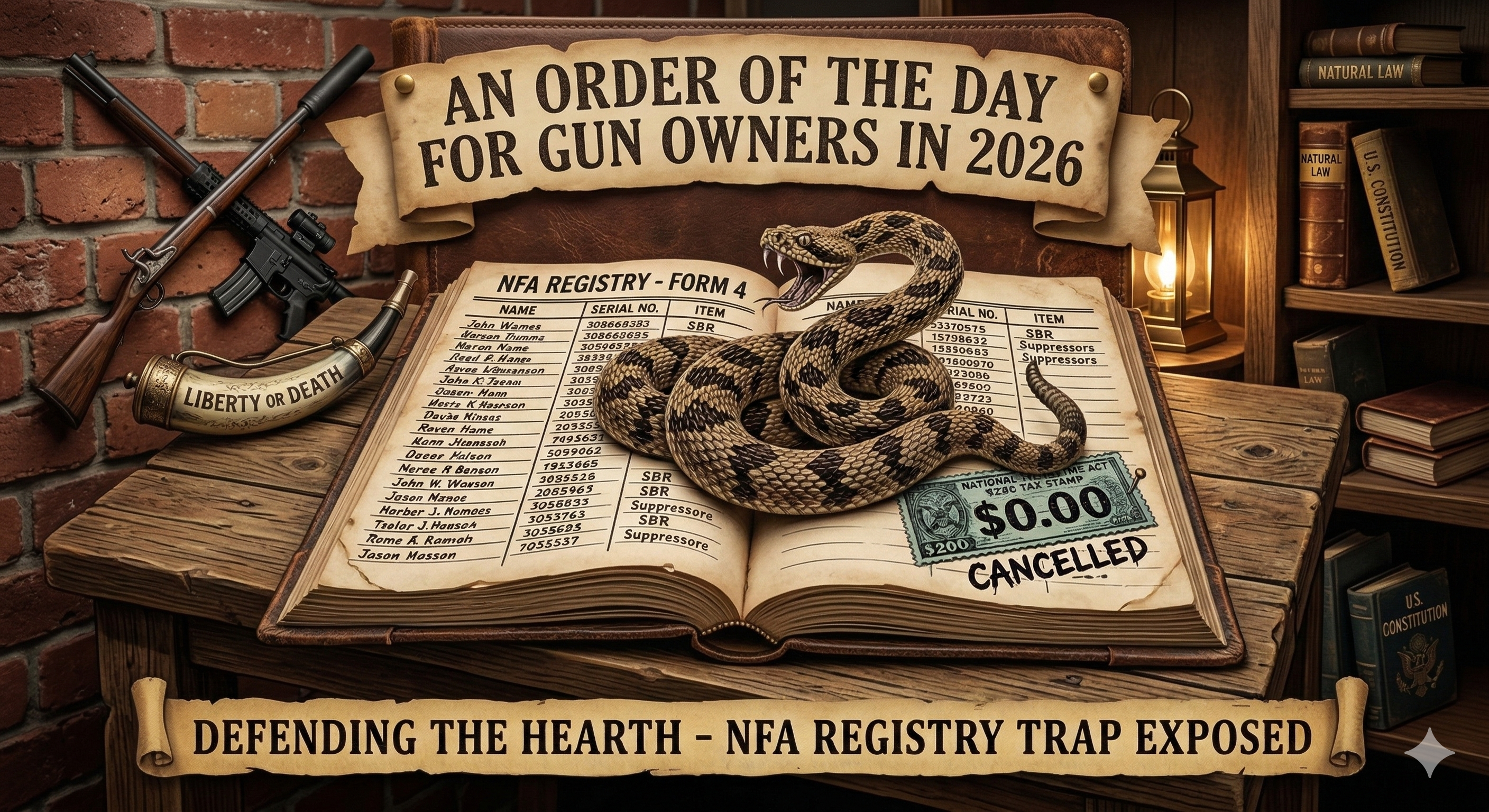 An Order of the Day for Gun Owners